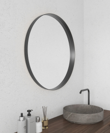 Дизайнерское настенное зеркало GENGLASS Rauntel M в металлической раме