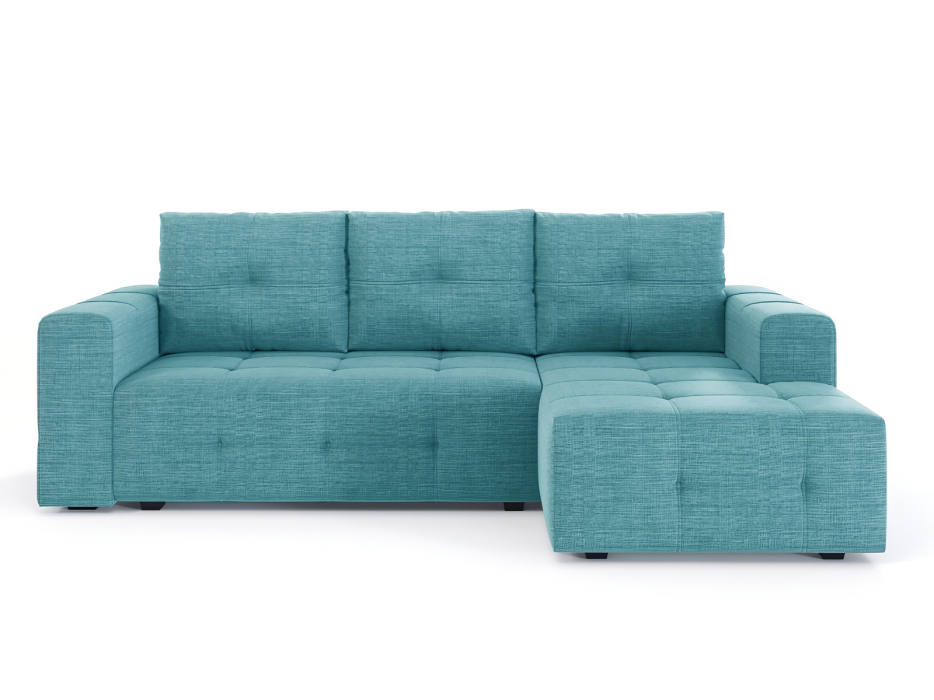 Диваны угловые в гостиную, Диван-кровать угловой Прадо, еврокнижка, рогожка