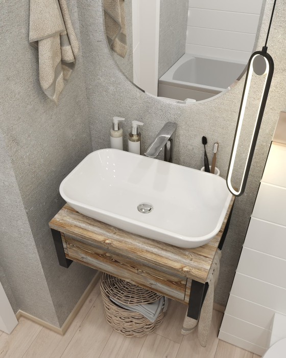 Ванная, Тумба 1Marka GRUNGE LOFT 60П