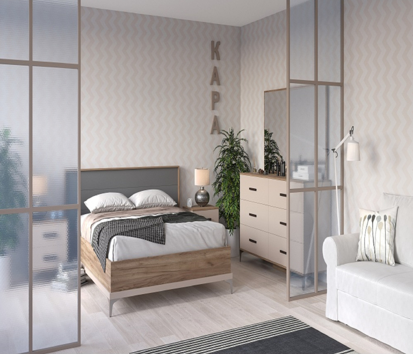 Спальные гарнитуры, Спальня Кара. Комплект 2