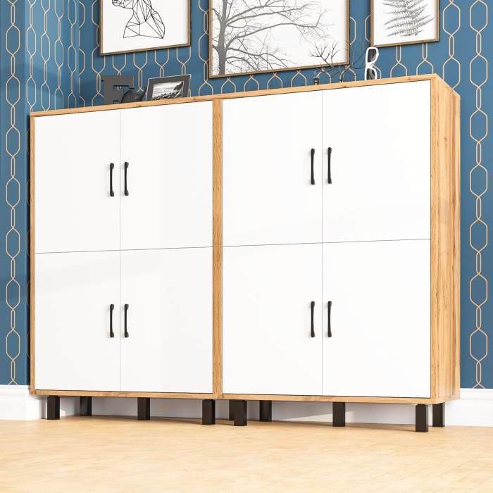 Комоды, Две тумбы-комода четыре распашных дверки РВК 126-804