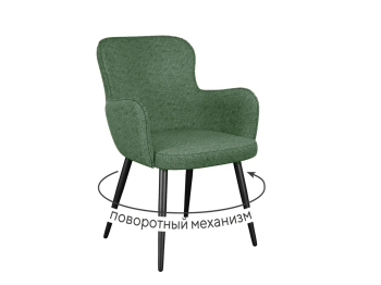 Стул DikLine 503 поворотный (NS), опоры черные
