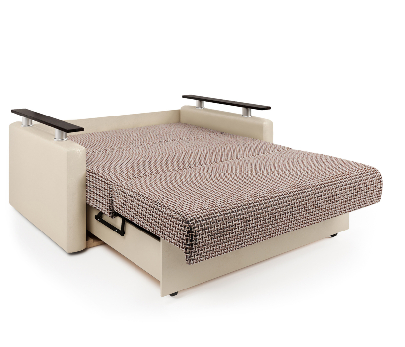 Диваны с ящиком для белья, Диван-кровать Шарм 120, корфу/экокожа