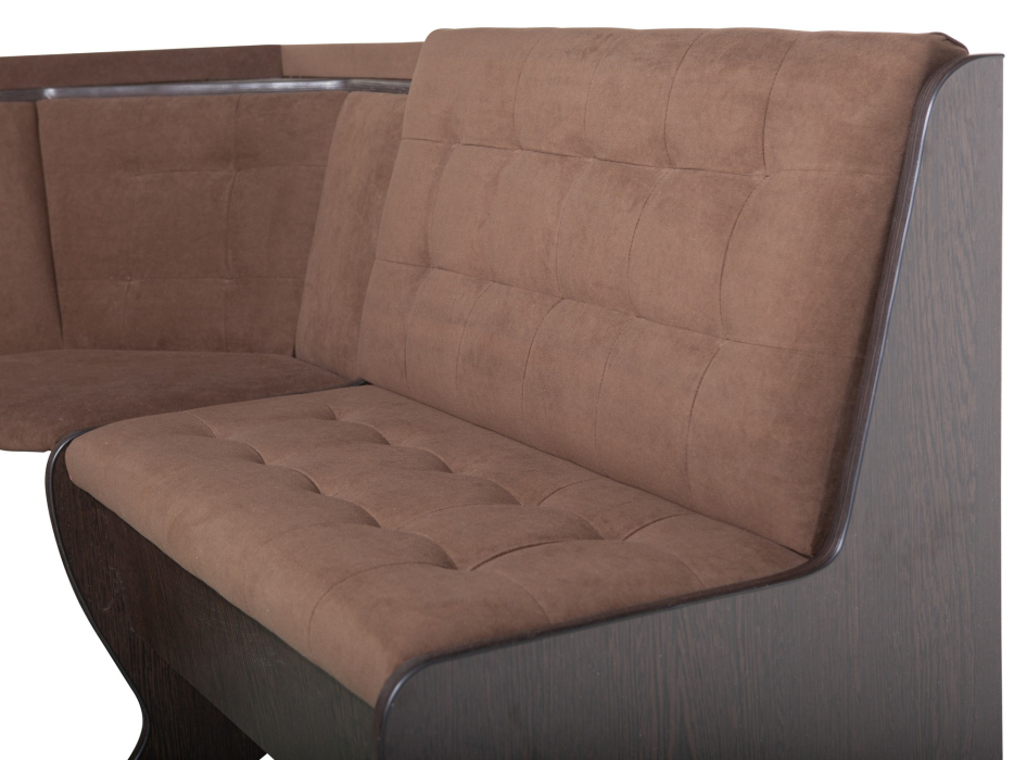 Кухонные уголки, Кухонный уголок Стиль 1Л (со столом СТ-2У) Дуб венге / велюр