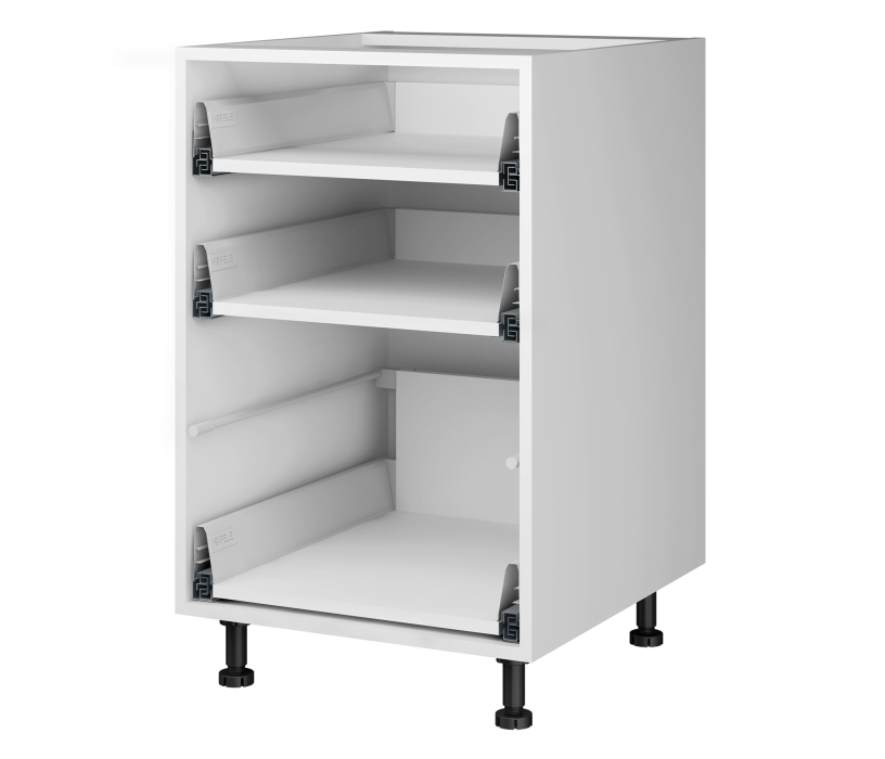 Напольные, Тумба напольная с 3-мя ящиками Тандембокс 50 х 82 см Коктейль