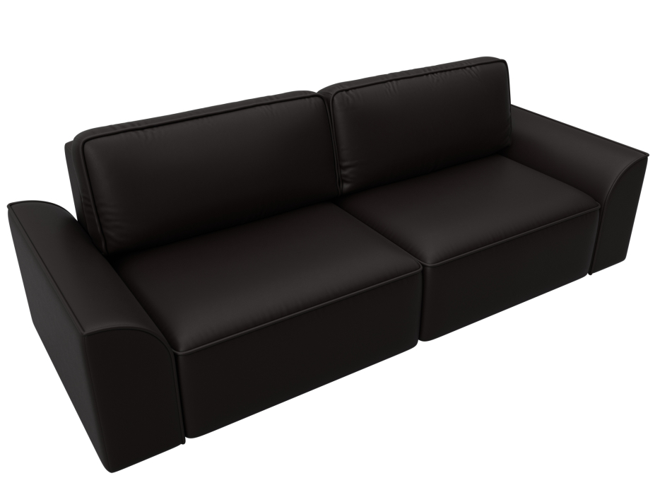 Диваны еврокнижки, Диван прямой Лига-048 НПБ, экокожа GRIFON