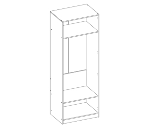 Эльза СВ-420 шкаф (2 дв)