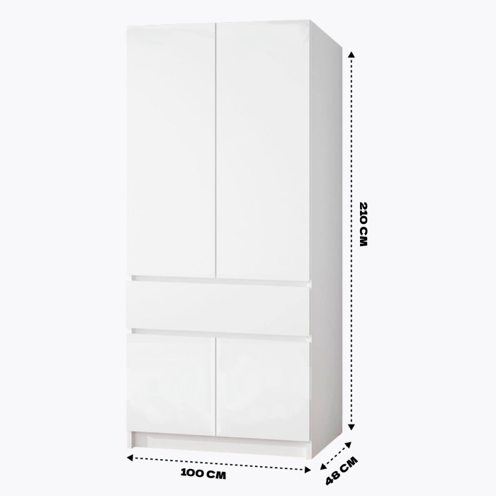 Шкафы распашные, Шкаф распашной Сура 1000