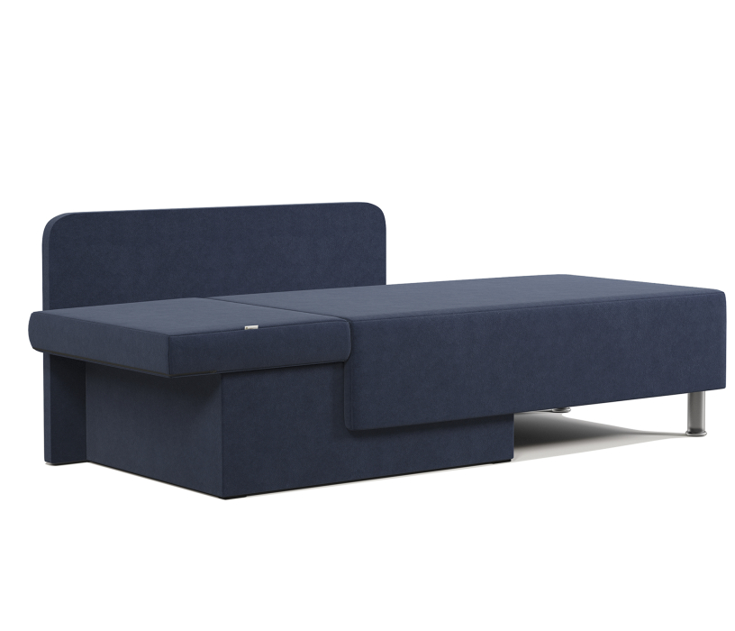 Диваны прямые кухонные, Кушетка Леон левый, велюр