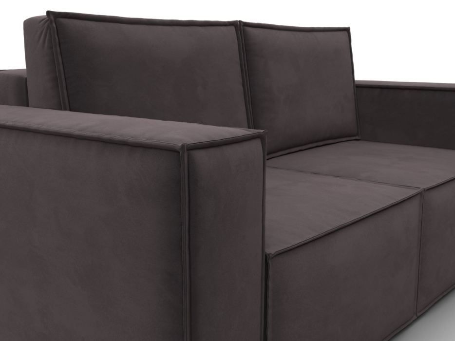 Диваны кровати со спальным местом, Диван прямой Куба мини, велюр