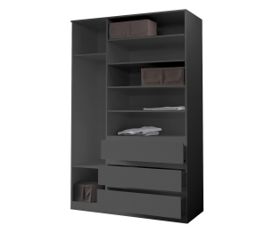 Шкаф 3-х дверный с ящиками Somero 467.01