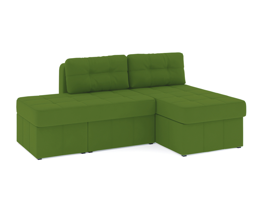 Диваны угловые в гостиную, Диван-кровать угловой Оливер Люкс еврокнижка-трансформер, велюр