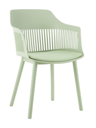 Стул Betty пластиковый с подушкой