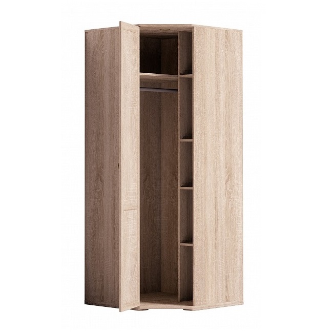 Угловые шкафы, Шкаф угловой с зеркалом Sherlock 10