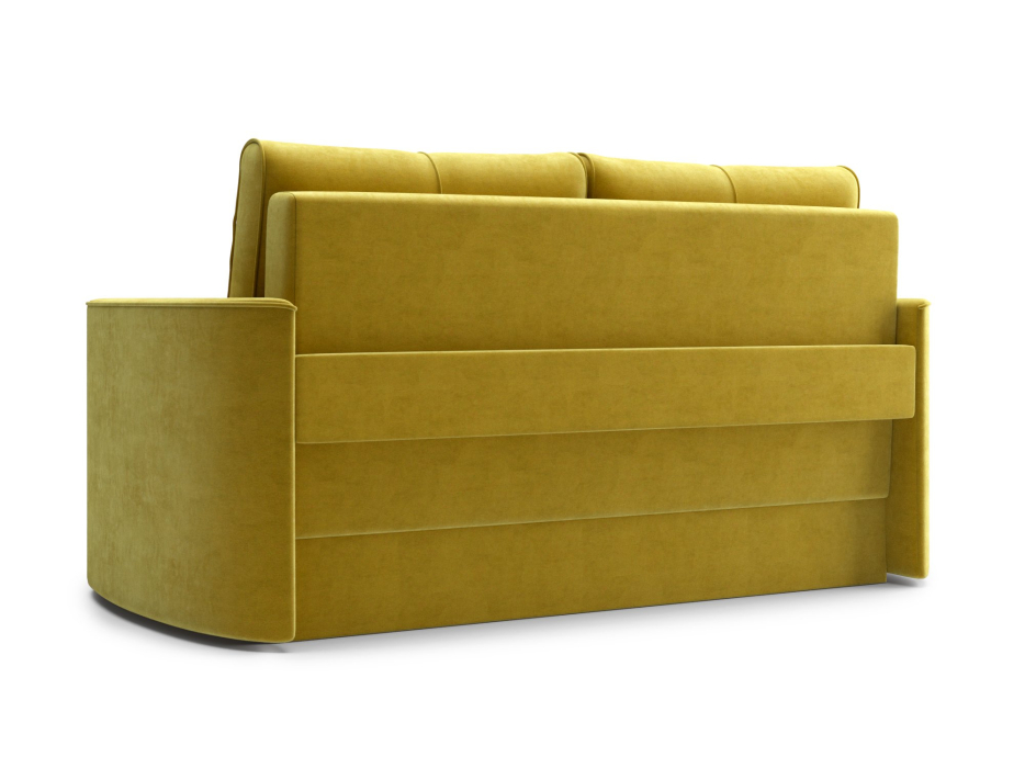 Диваны еврокнижки, Диван прямой Амми двухместный, Трехсекционная еврокнижка, велюр