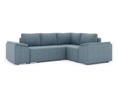 Диваны угловые в гостиную, Диван-кровать угловой Хавьер 1 ПБ еврокнижка, рогожка Люкс