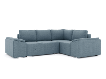 Диван-кровать угловой Хавьер 1 ПБ еврокнижка, рогожка Люкс