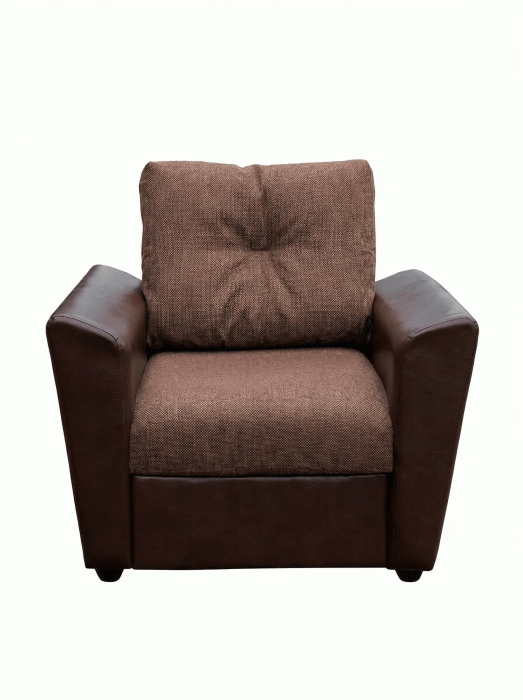 Мягкая мебель, Кресло Амстердам , рогожка/экокожа