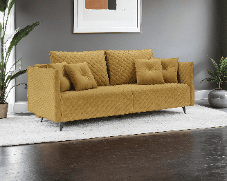 Диван прямой Вашингтон тик-так (Велюр)