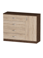 Комоды, Комод Лайф 115*40*90	Дуб экспрессив
