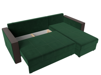 Угловой диван Валенсия Лайт правый угол, велюр