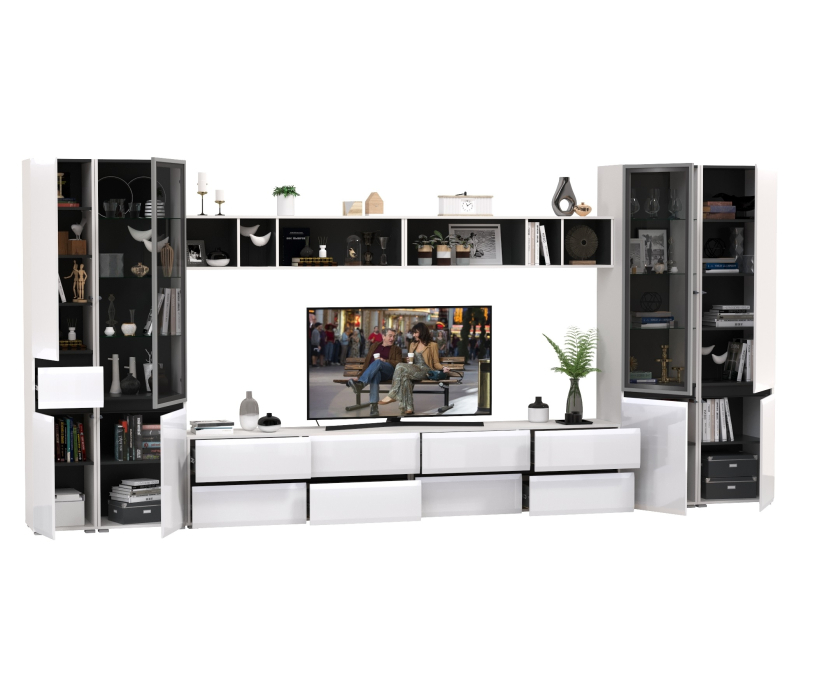 Стенки для гостиной, Сидней модульная мебель для гостиной № 85