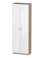 Шкафы двухстворчатые, Распашной шкаф Лайф с полками 80*40*240 Дуб сонома