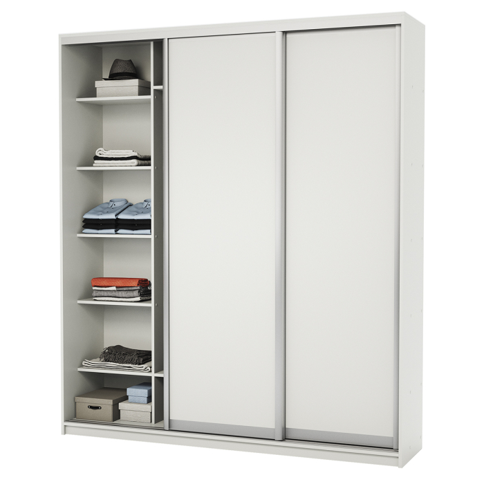 Шкафы-купе, Шкаф-купе 3-х дв. Премиум комбинированный 180х45х220