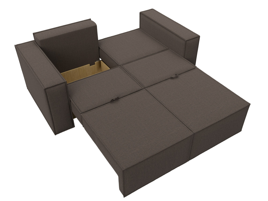 Диваны кровати со спальным местом, Диван прямой Куба мини, рогожка Амур