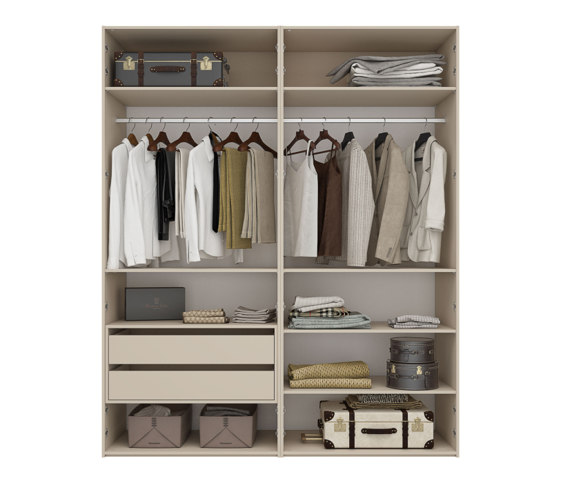 Шкафы распашные, Шкаф 4-х дверный с зеркалом  Лаура Компл 2, 1976