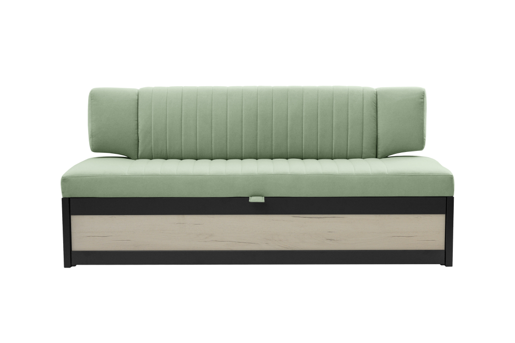 Диваны прямые кухонные, Прямой кухонный диван Парус 181 Дуб крафт белый