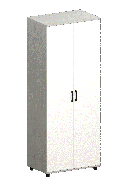 Шкафы двухстворчатые, Модульная система Грейс Шкаф ШК-5002  Снежный Ясень