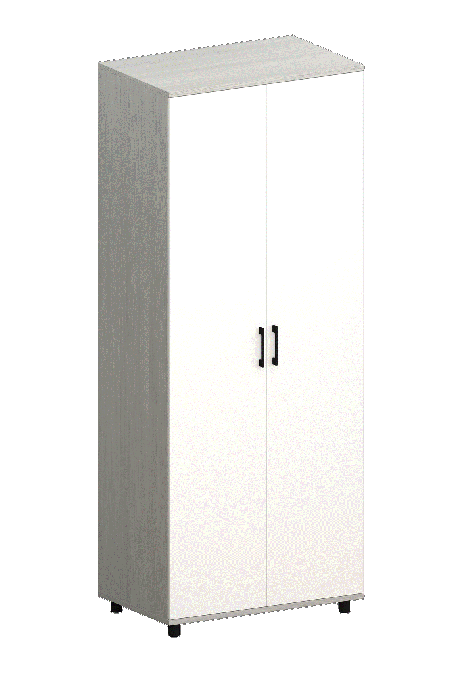 Шкафы двухстворчатые, Модульная система Грейс Шкаф ШК-5002  Снежный Ясень