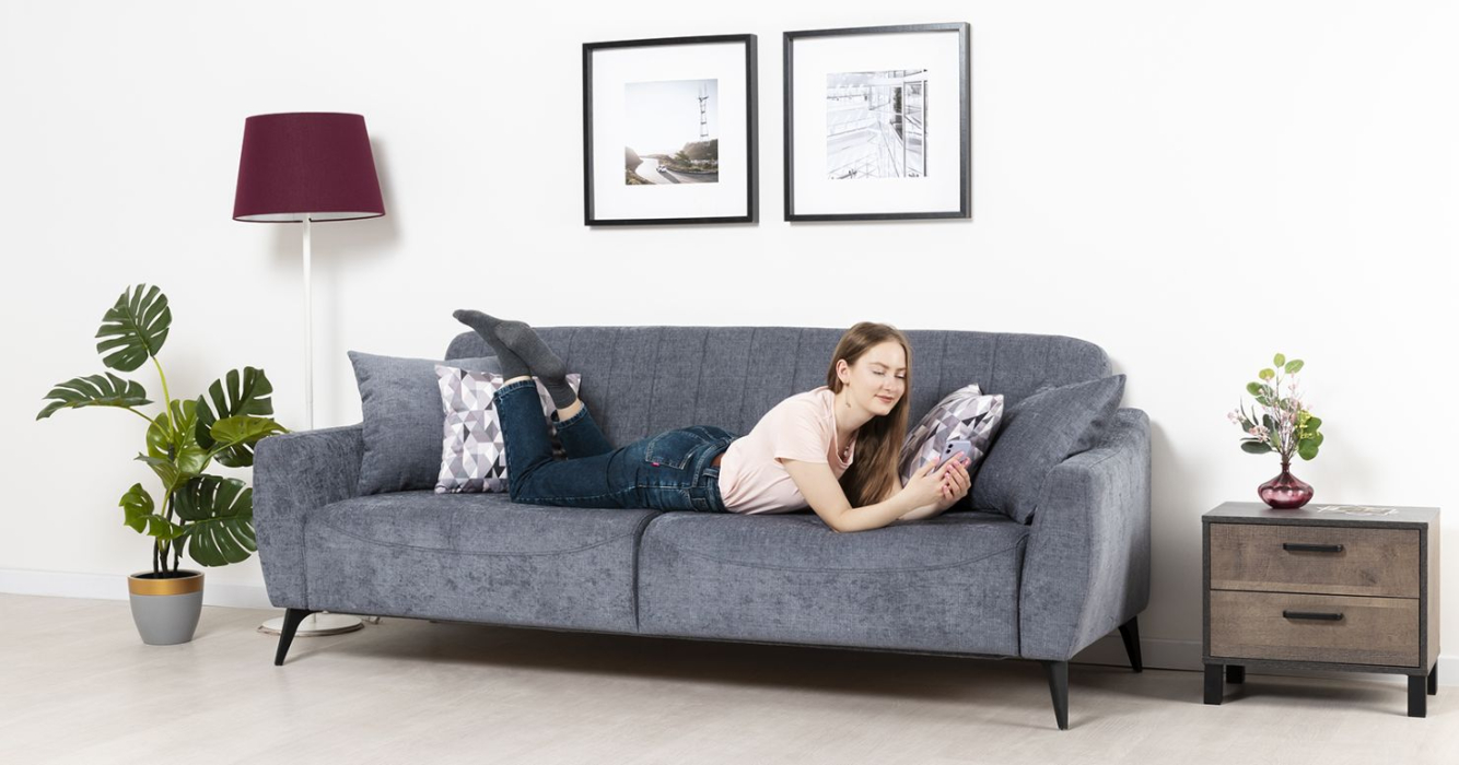 Диваны с ящиком для белья, Диван-кровать Наоми