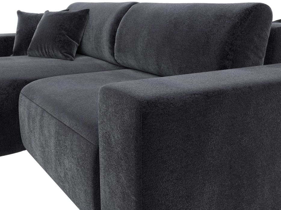 Диваны угловые в гостиную, Диван угловой Лига-036 НПБ Классик левый угол, велюр TOWER