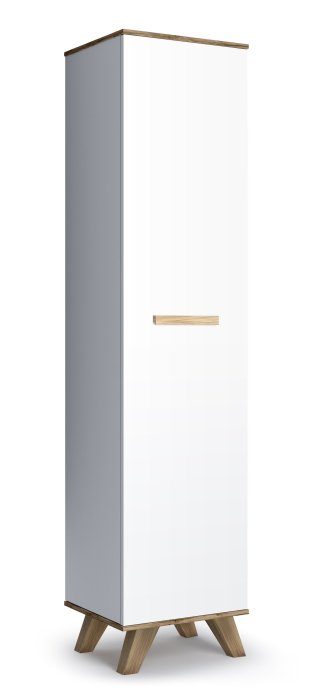 Для одежды, Шкаф пенал с полками и штангой ВЕГА СКАНДИНАВИЯ