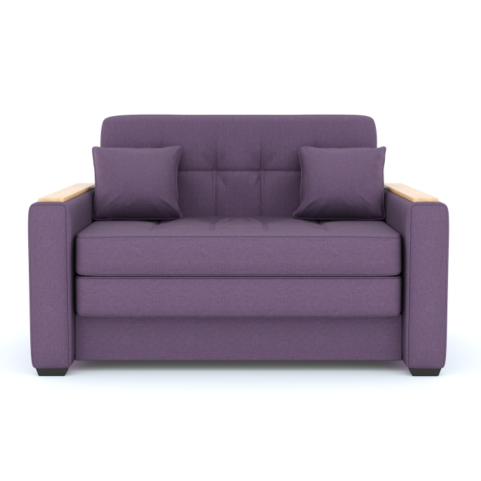 Диваны с ящиком для белья, Диван- кровать Этро Вуд, рогожка, 100