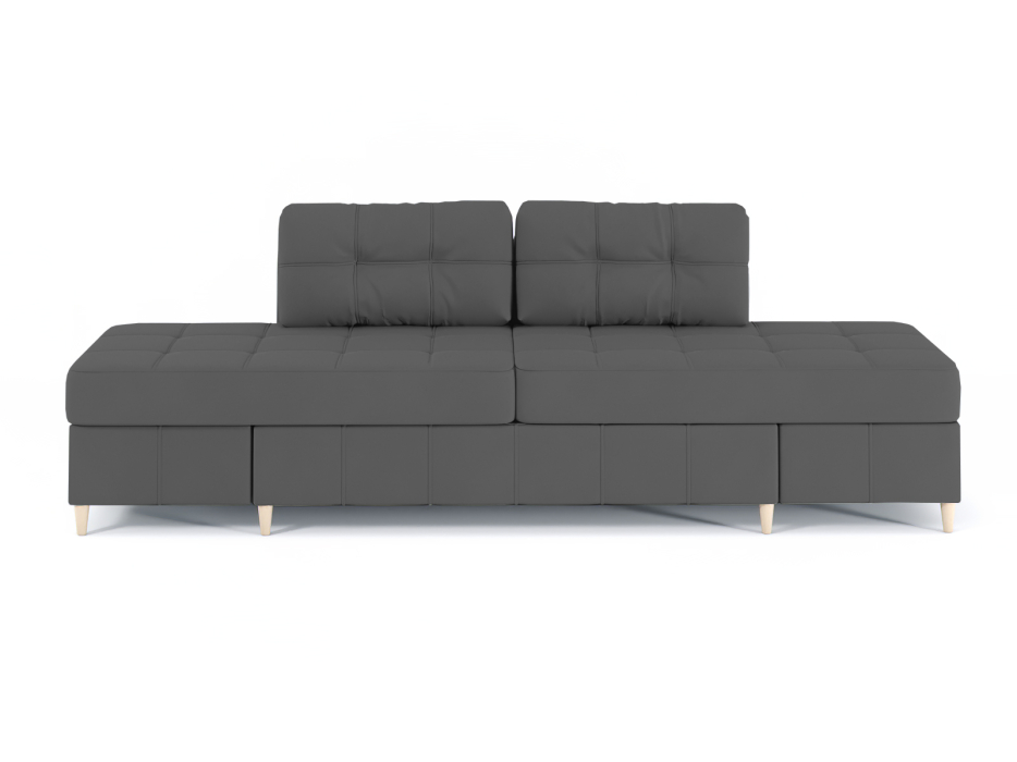 Диваны угловые в гостиную, Диван-кровать угловой Оливер Люкс 2 еврокнижка-трансформер, велюр