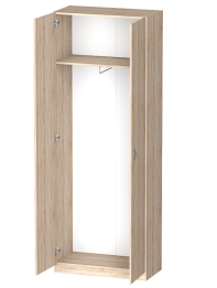 Распашной шкаф Лайф для одежды 80*40*215 Дуб сонома