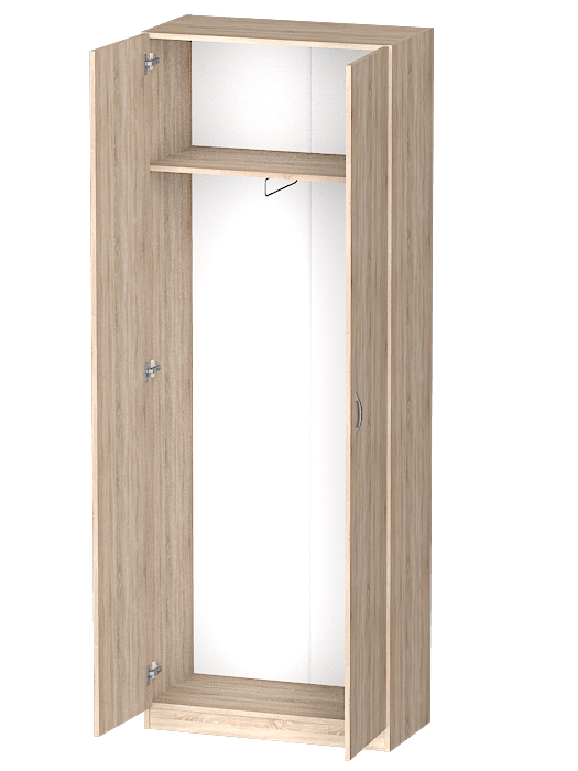 Для одежды, Распашной шкаф Лайф для одежды 80*40*215 Дуб сонома
