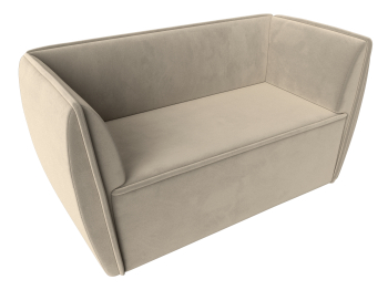 Прямой диван Бергамо 2-х местный, микровельвет