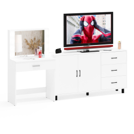 Комод-тумба 123-1604 и туалетный столик с подсветкой СТ-4