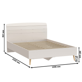 Стильная мебель в спальню Афина со спальным местом на 1400