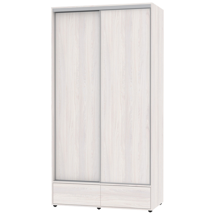 Шкафы-купе 2-х дверные, Шкаф-купе 2-дв  MOD 1200 лдсп/лдсп  (в2390*ш1232*г620)