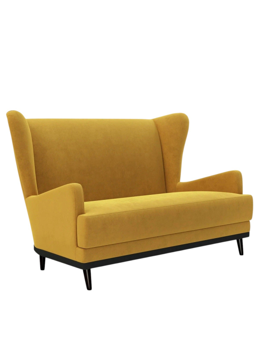 Дизайнерские диваны для гостиной, Диван прямой Вегас, велюр