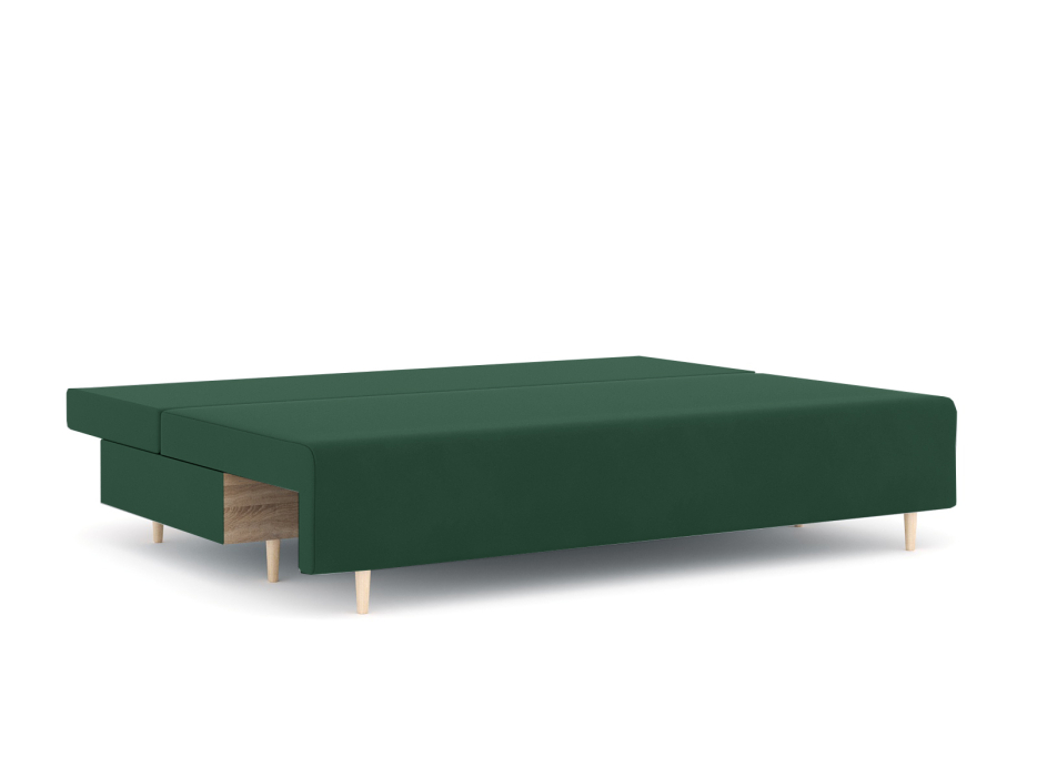 Диваны еврокнижки, Диван-кровать еврокнижка Смайл без подлокотников, велюр