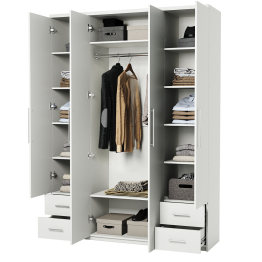 Шкаф четырехдверный Комфорт МКЯ2-43 120х60 с зеркалами