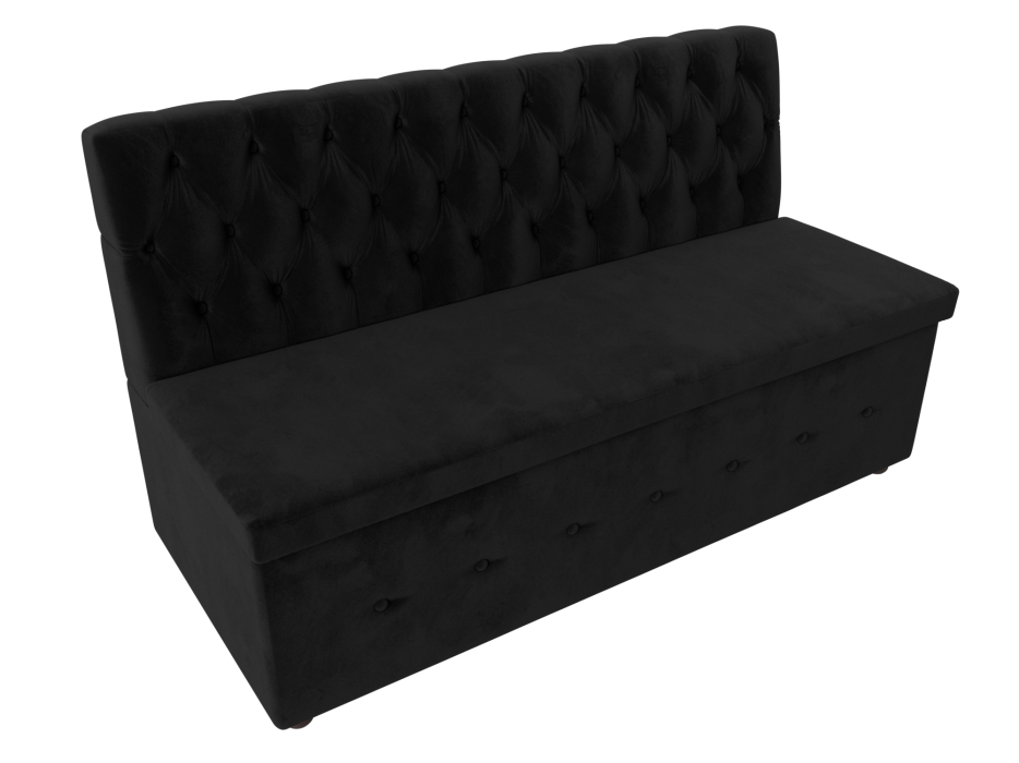 Диваны прямые кухонные, Кухонный прямой диван Вента, велюр