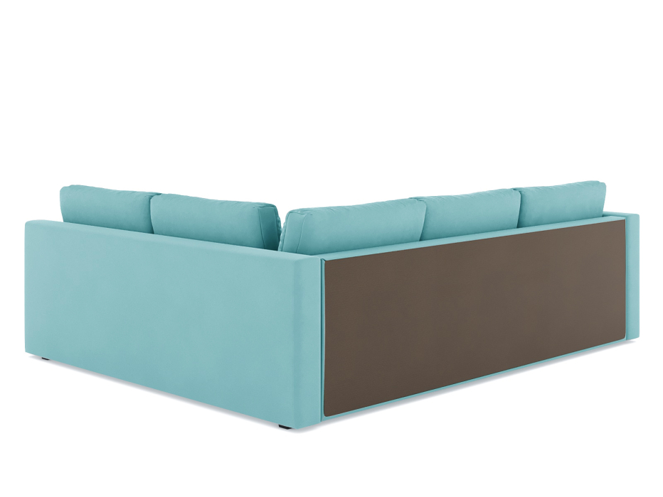 Диваны угловые в гостиную, Диван-кровать угловой Мансберг дельфин, велюр