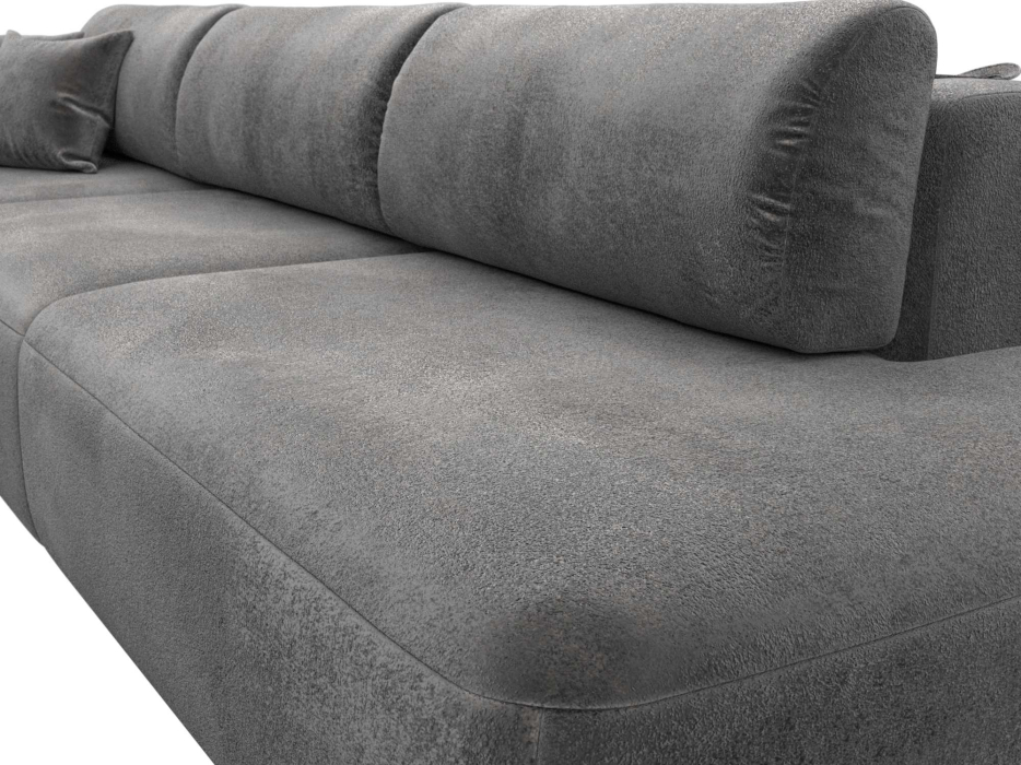 Диваны еврокнижки, Диван прямой Лига-036 НПБ Модерн Лонг подлокотник слева, велюр TOWER